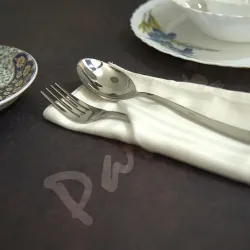 معالق عشاء/ طاولة من باراج مصنوعة من الفولاذ المقاوم للصدأ
