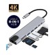 USB C 8 IN 1 HUB 