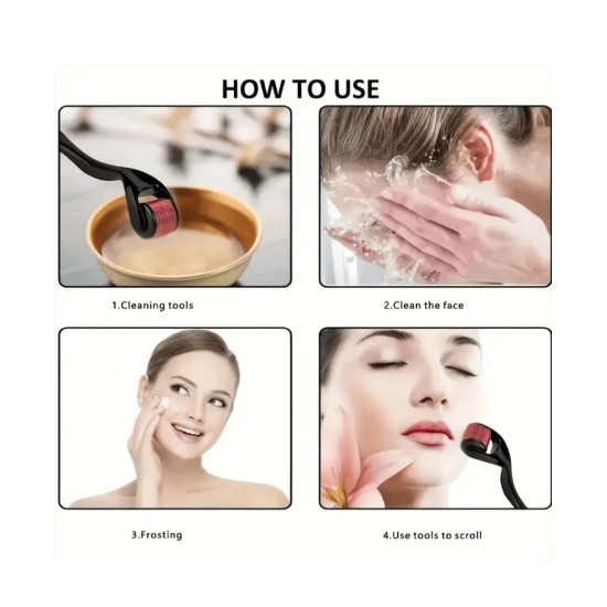 derma roller face skin care tools