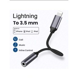  محول سماعة Lightning إلى 3.5 ملم