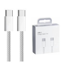  كابل شحن سريع مزدوج USB-C