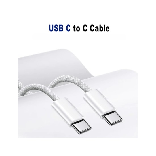  كابل شحن سريع مزدوج USB-C