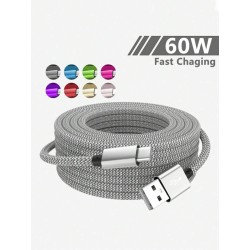  كابل شحن سريع 60 واط USB-A إلى USB-C