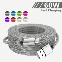  كابل شحن سريع 60 واط USB-A إلى USB-C