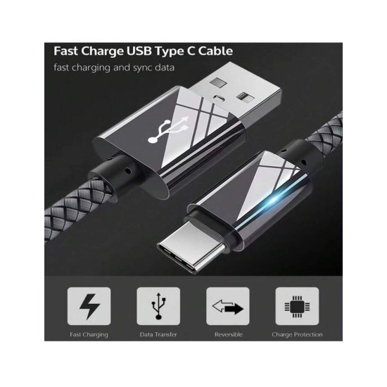  كابل شحن سريع 60 واط USB-A إلى USB-C