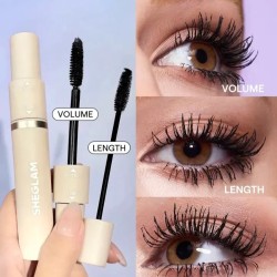 qualitySHEGLAM ماسكارا 2 في 1 من لاش بيستيس لتكثيف الرموش برأسين
