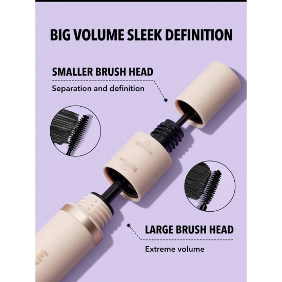 qualitySHEGLAM ماسكارا 2 في 1 من لاش بيستيس لتكثيف الرموش برأسين