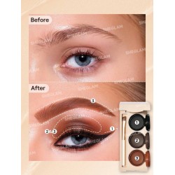   SHEGLAM جل حواجب وكحل العيون 3 في 1 مقاوم للماء من 