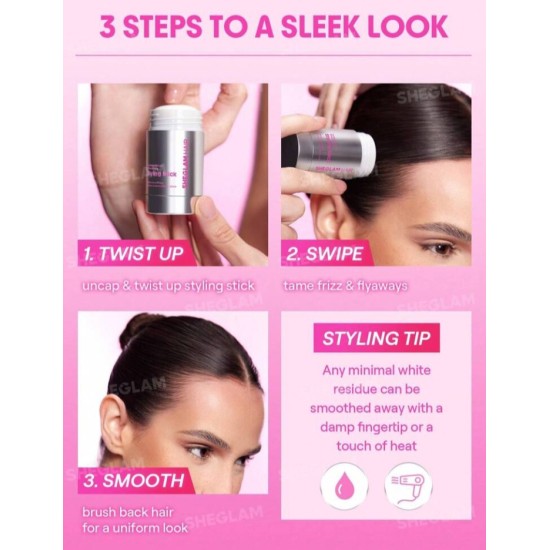 شمع مثبت الشعر SHEGLAM HAIR Locked in Glossy Shine Strong Styling Stick 