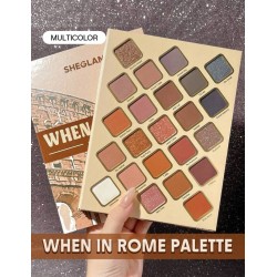 لوحة ظلال العيون SHEGLAM When In Rome، 23 لونًا، لوحة ظلال العيون اللامعة غير اللامعة