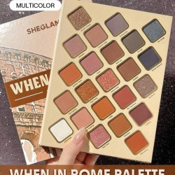 لوحة ظلال العيون SHEGLAM When In Rome، 23 لونًا، لوحة ظلال العيون اللامعة غير اللامعة
