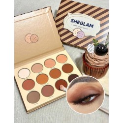 لوحة ظلال العيون الذكية SHEGLAM Smart Cookie Palette 12 لونًا لامعًا غير لامع