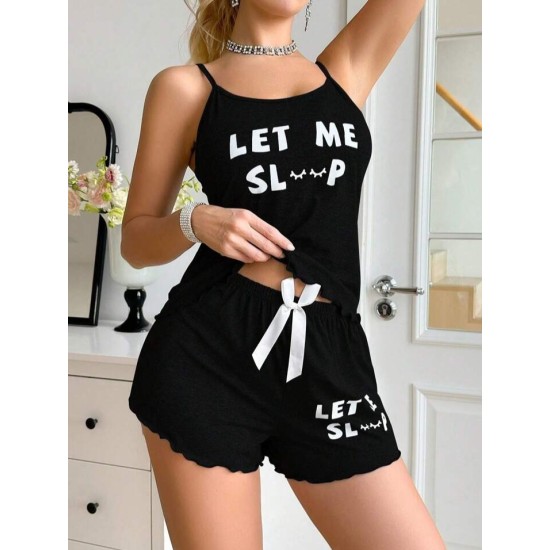  بيجامه شورت طباعه حروف