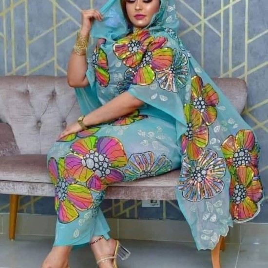 توب حرير مشغول الوان قويه